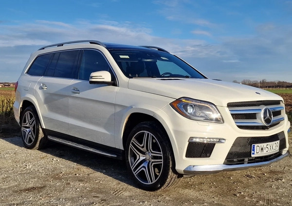 Mercedes-Benz GL cena 159900 przebieg: 167000, rok produkcji 2013 z Wrocław małe 781